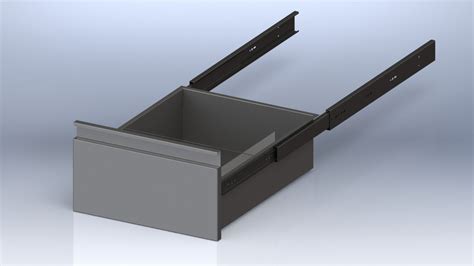 sheet metal drawer design|metal drawer lightweight strong.